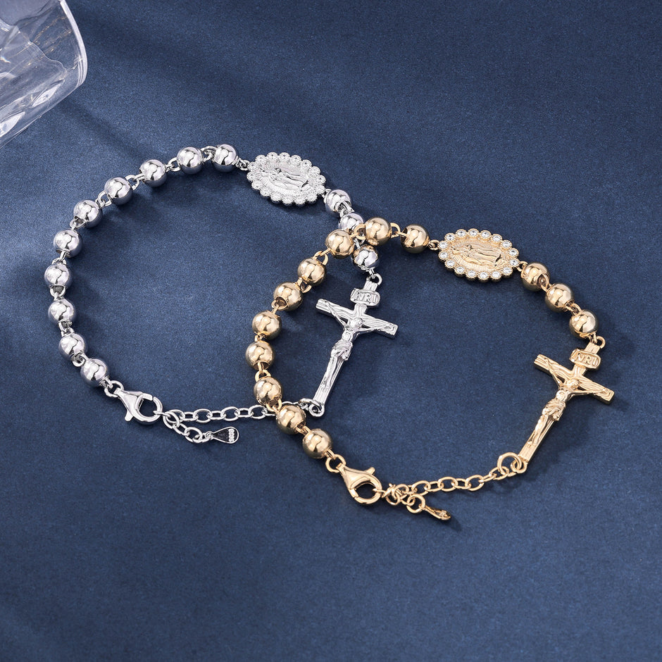 Lunnéa Goddelijk Licht Rozenkransarmband