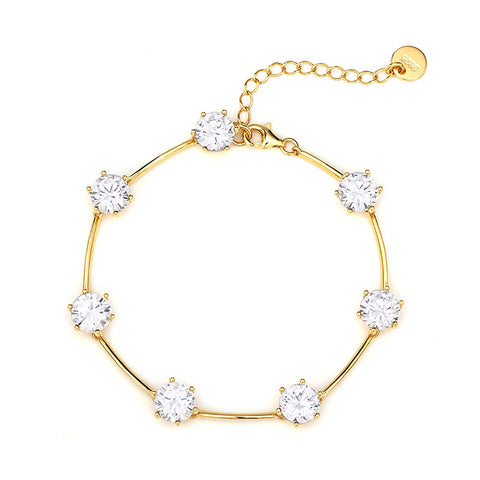 18k Gold Plated Women Wedding Party Bracelet