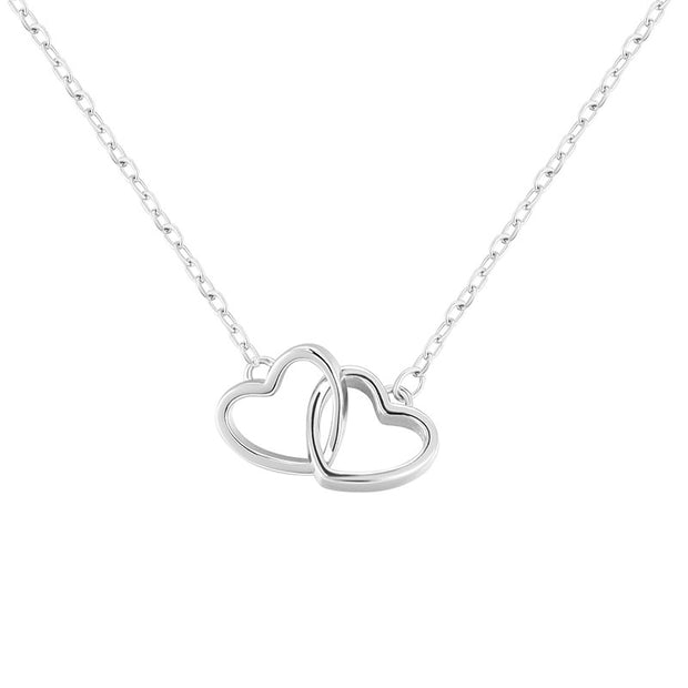 Lunnéa Eternal Hearts - Sterling zilveren ketting