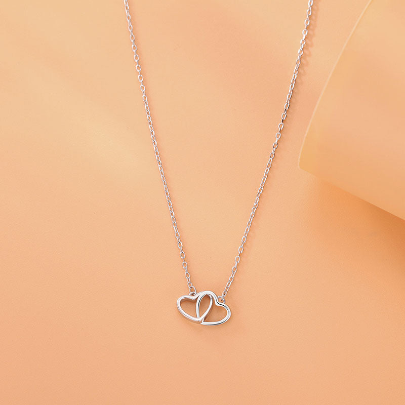 Lunnéa Eternal Hearts - Sterling zilveren ketting