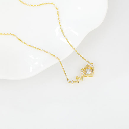 Lunnéa Heartbeat Glow – Ketting van 925 sterling zilver